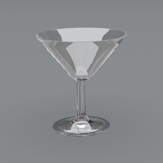 Elegant Martini Glass 3D model