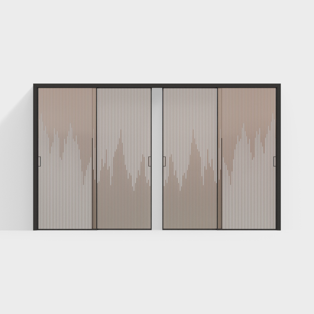 Porte Scorrevoli in Vetro Trasparente di Lusso