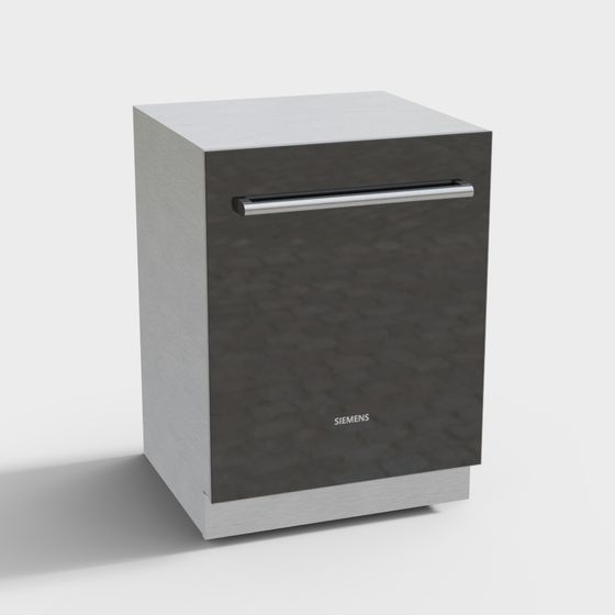 Modern Siemens Dishwasher 3D model for Contemporary Spaces
