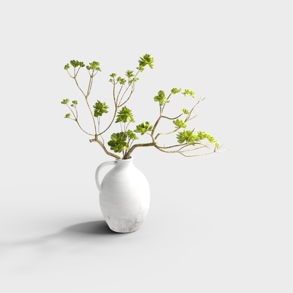 Natural Rhythm Flower Vase 3D Model