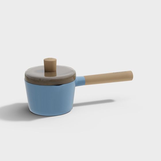 Stylish Low-Poly Pot 3D Model for Creative Projects