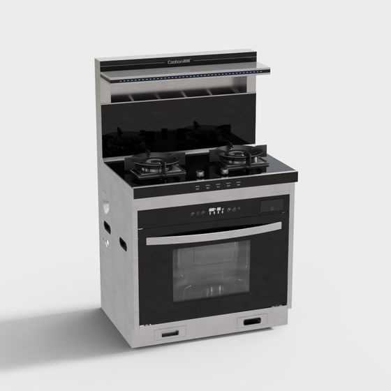 Stylish Low-Poly Kitchen Appliance 3D model