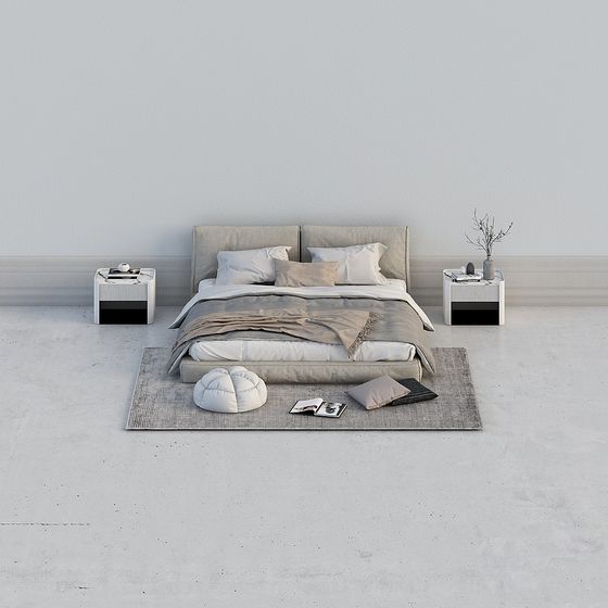 Urban Retreat Bedroom 3D model