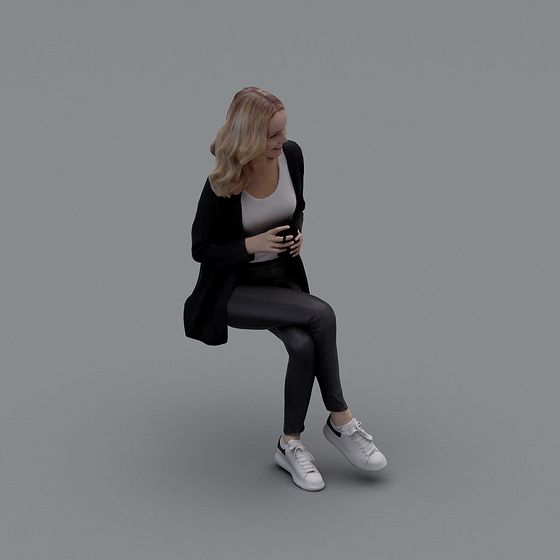 Urban Stroller 3D model for Modern Design Projects