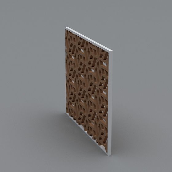 Unique Geometric 3D Model for Modern Design