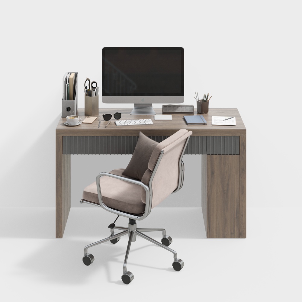Modern desk and chair combination