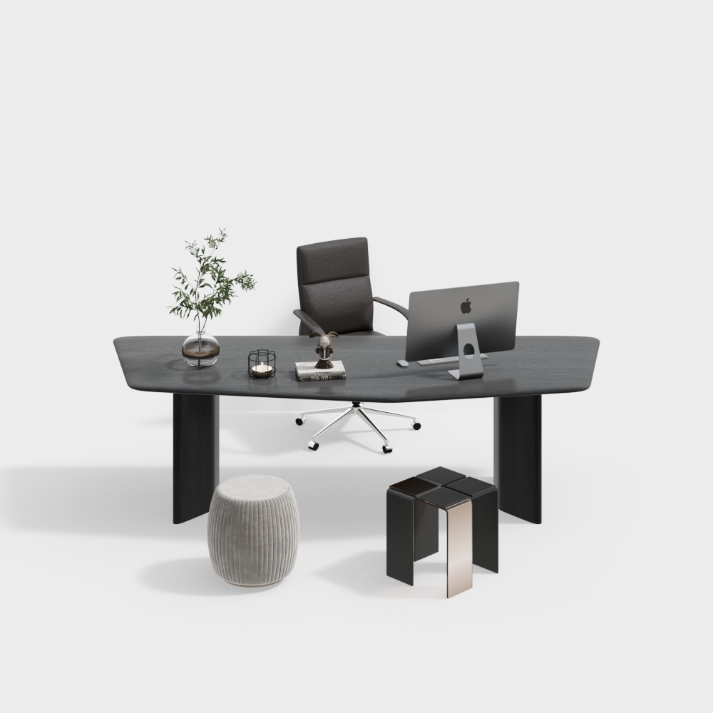 Combinaison de bureau et chaise modernes