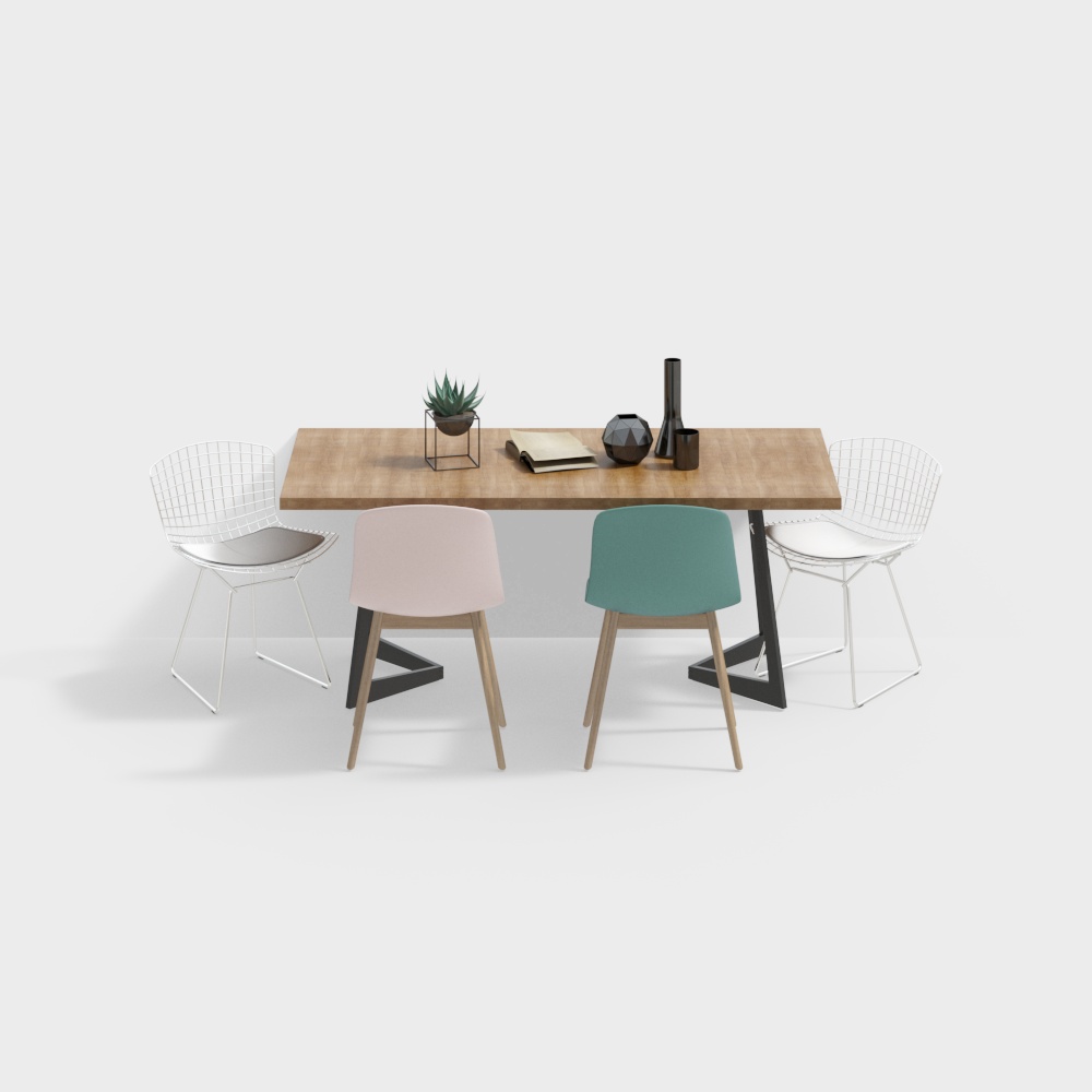 Скандинавская комбинация стола и стула