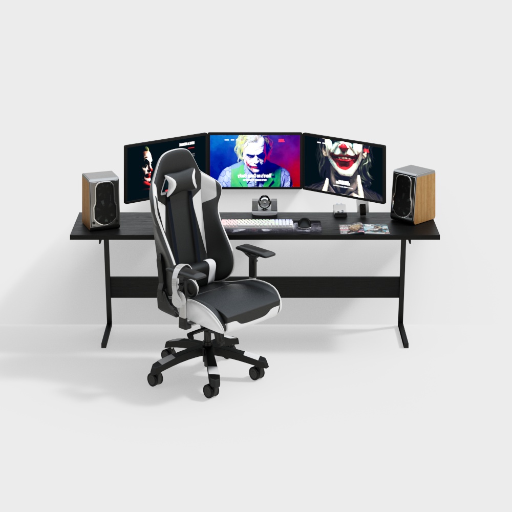 Modern Desk and Chair Set