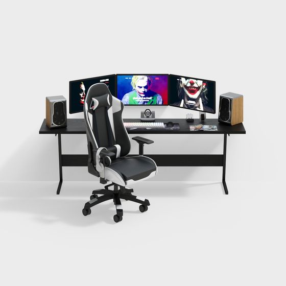 Modern Desk Sets,Desk & Chair Sets,black