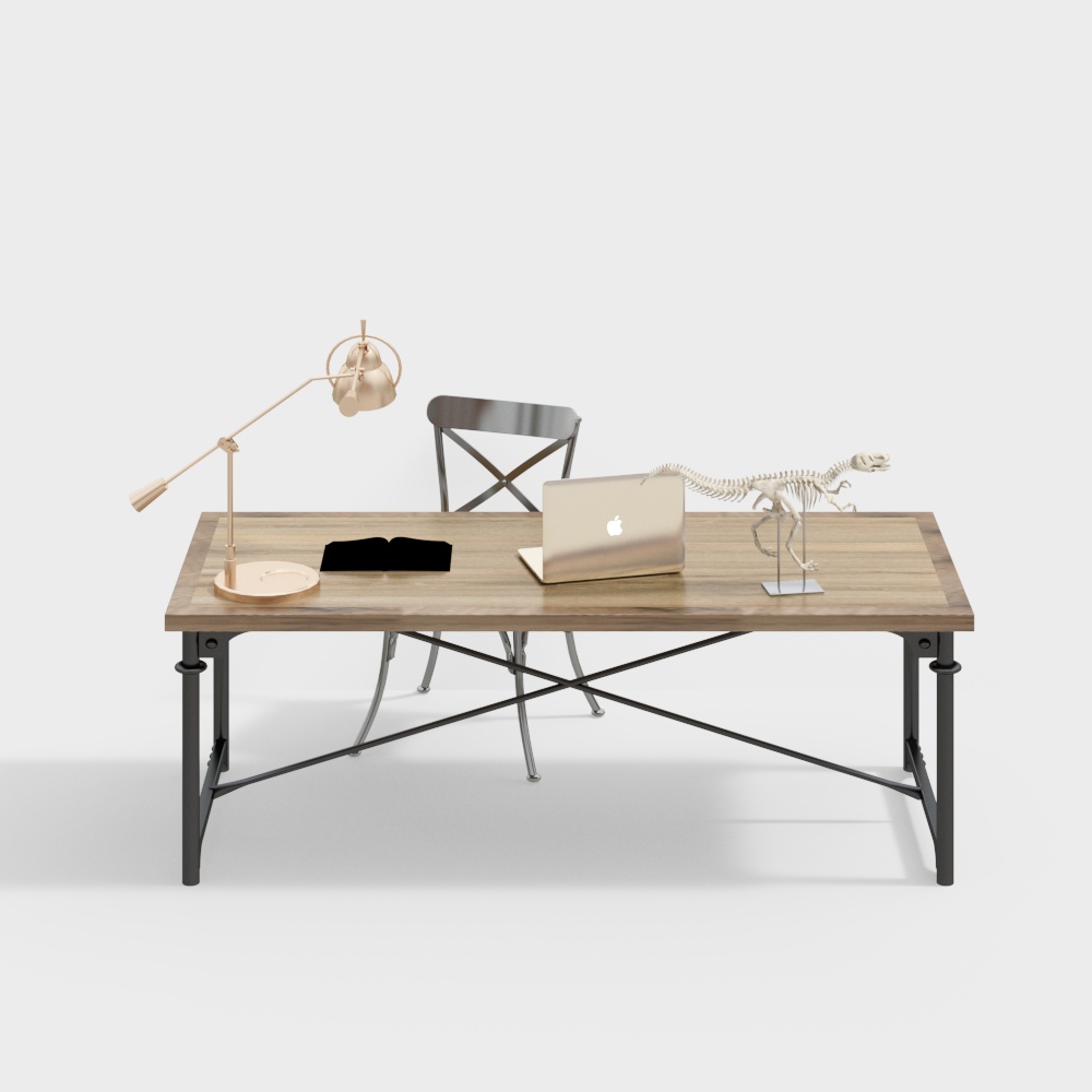 Sedia da Scrivania in Stile Industriale