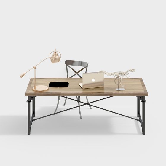 インダストリアルスタイルのデスクチェア