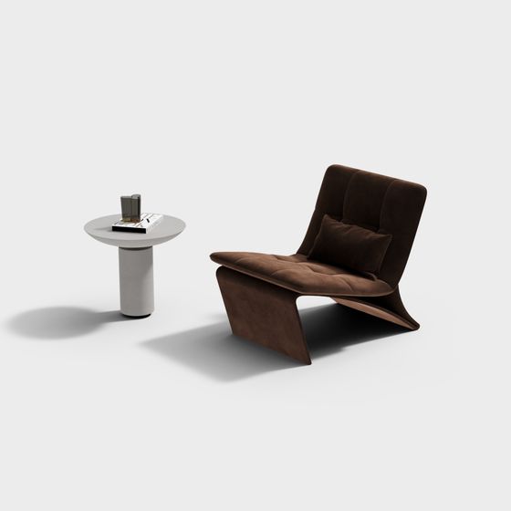 Combinazione di tavolo e sedie casual moderne