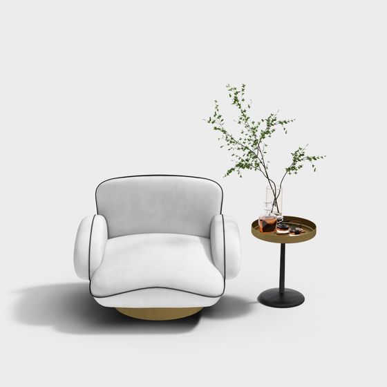 Ensemble table et chaises décontractées Wabi-sabi