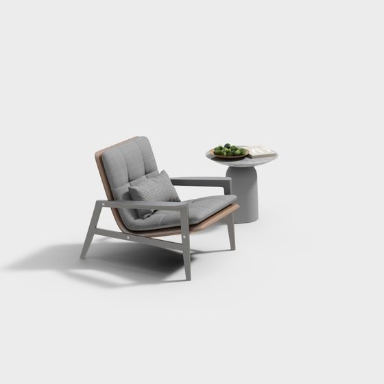 Ensemble table et chaises décontractées modernes