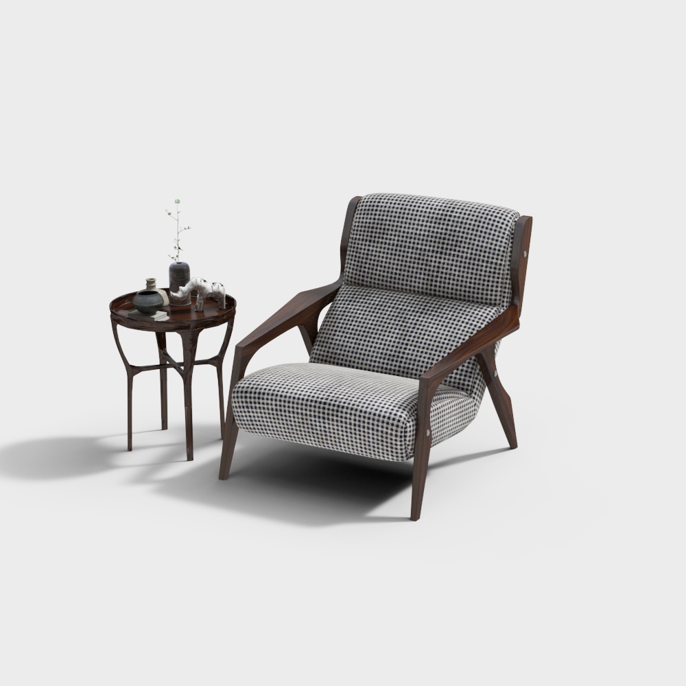 Modern casual table and chair combination