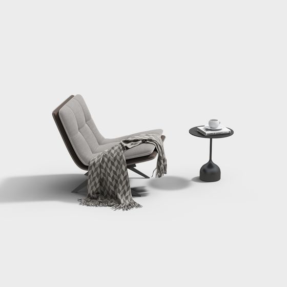 Comfort Corner 3D model for Modern Spaces