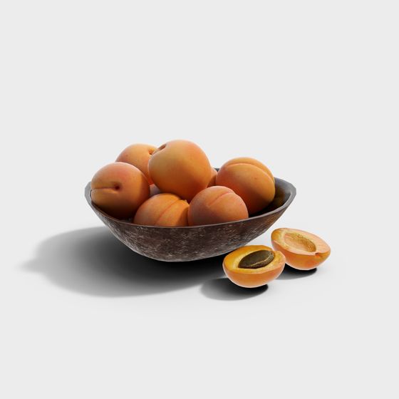 Modern Fruit 3D Model for Fresh Displays