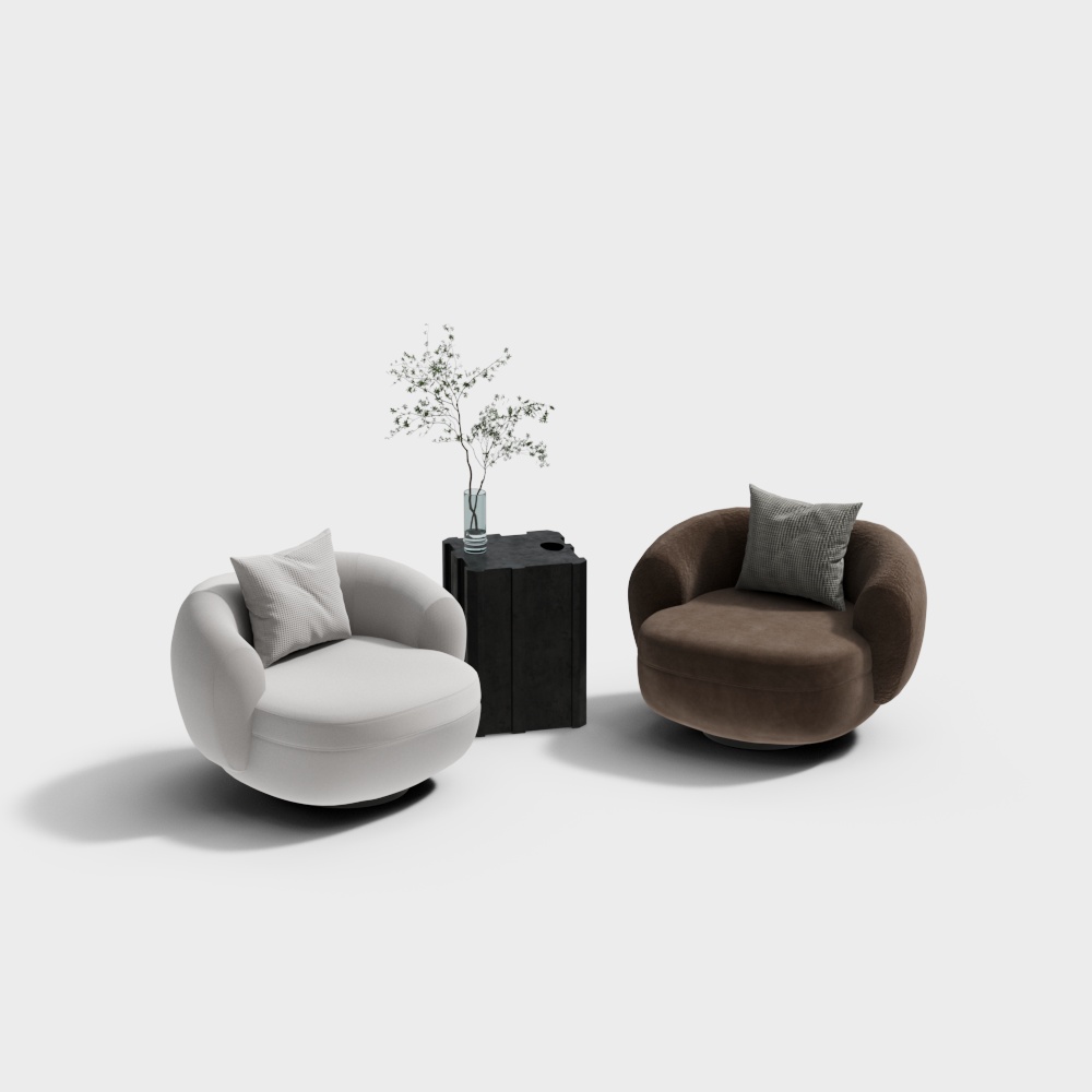 Modern casual table and chair combination