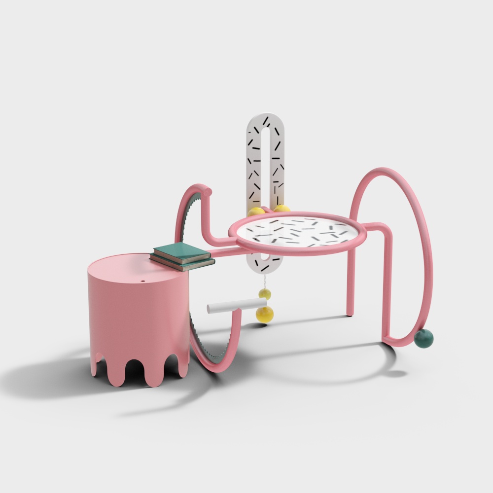 Combinación de mesa y silla moderna y casual