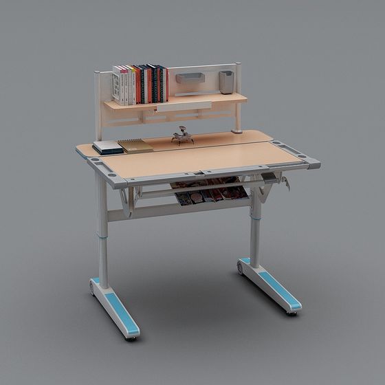 Smart Study Desk 3D model