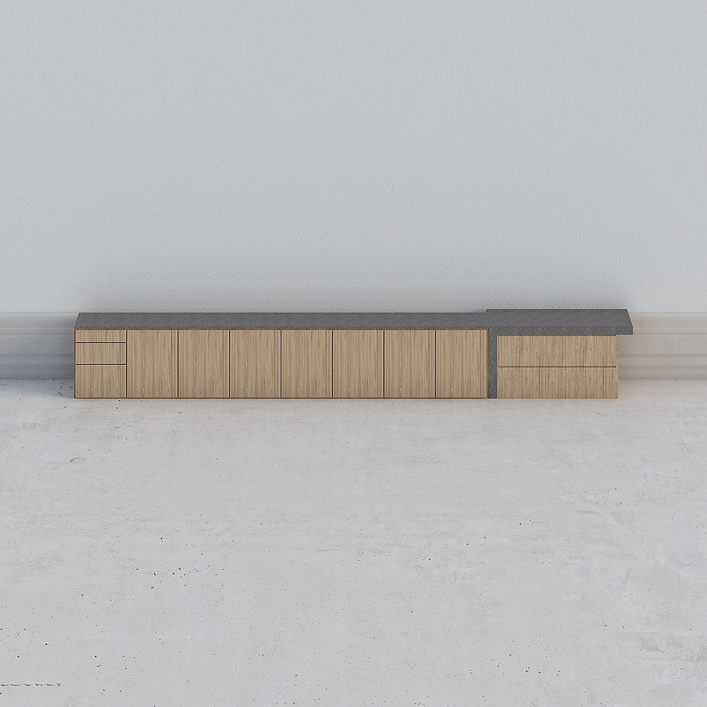 Urban Window Cabinet 3D model