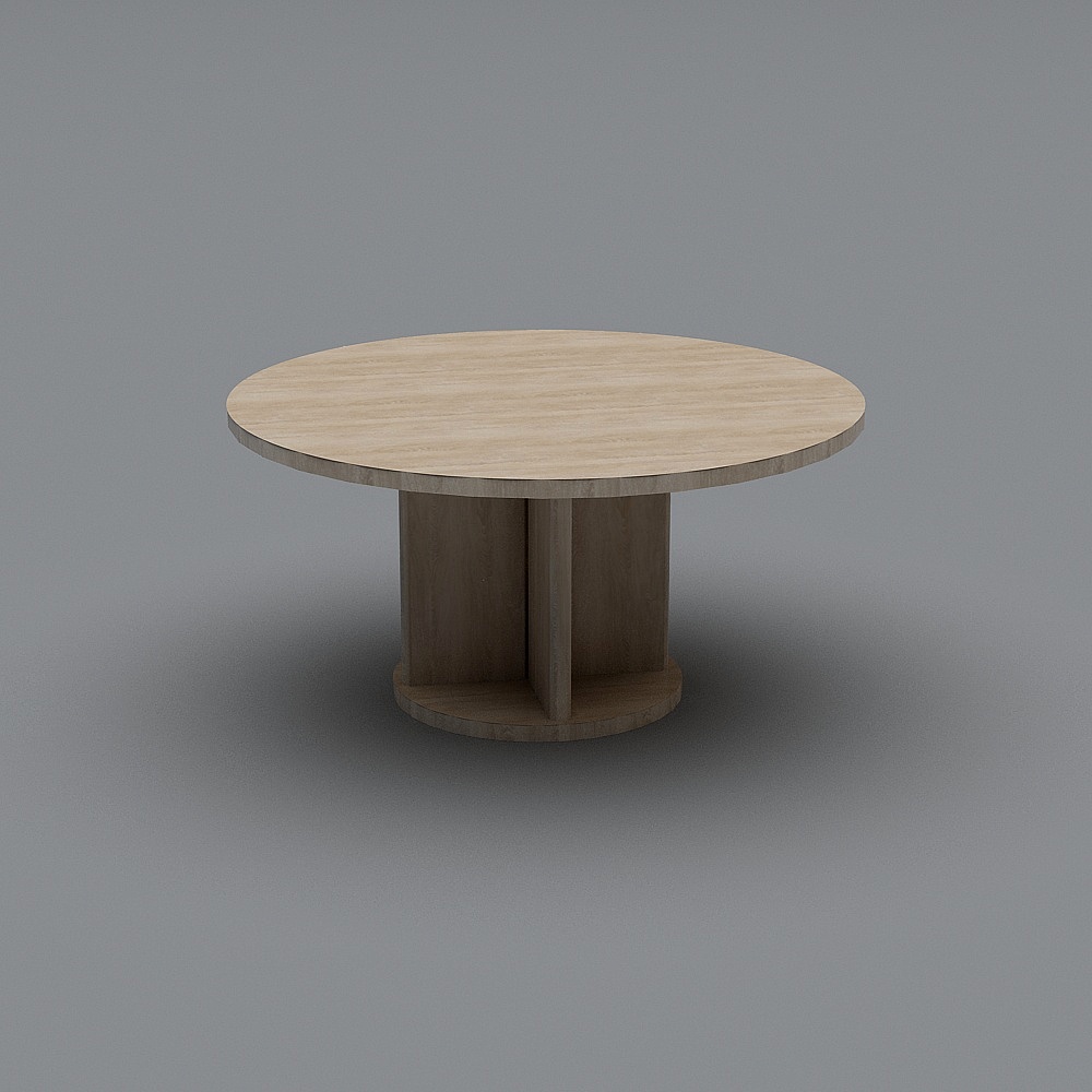 Modern children's leisure area-round table