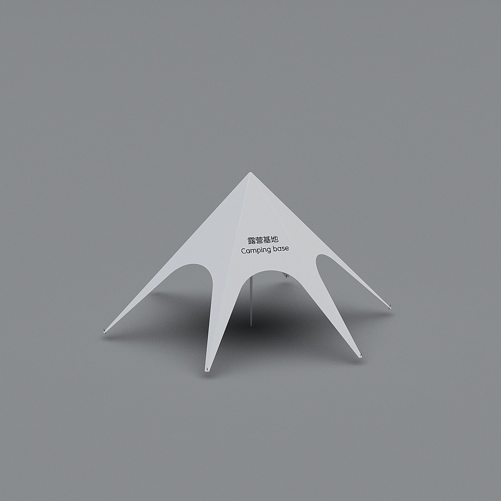 Camping Base 3D model