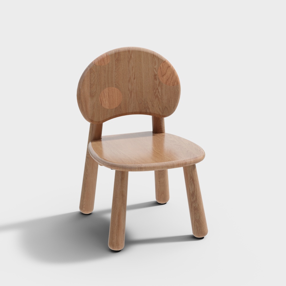 Modern Nordic Style-Cute Series Y51S02-Children's Seat Light Color-NY