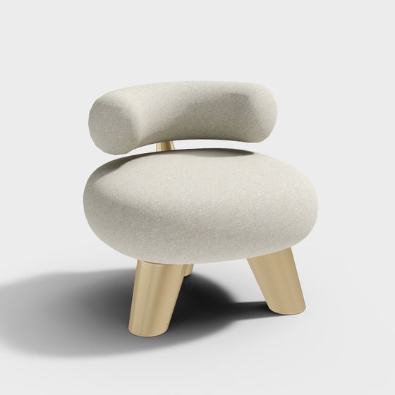 Cloud Chair 3D model - Modern Minimalist Design