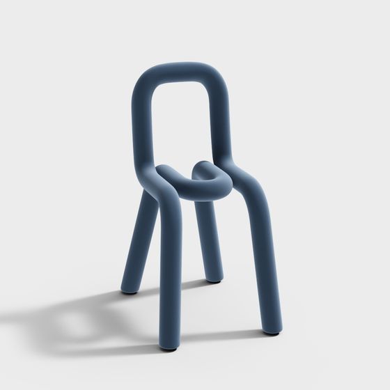 Unique Low-Poly Style Chair 3D model