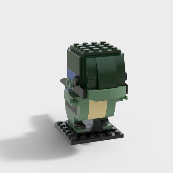 LEGO-Style Hulk 3D Model for Creative Projects