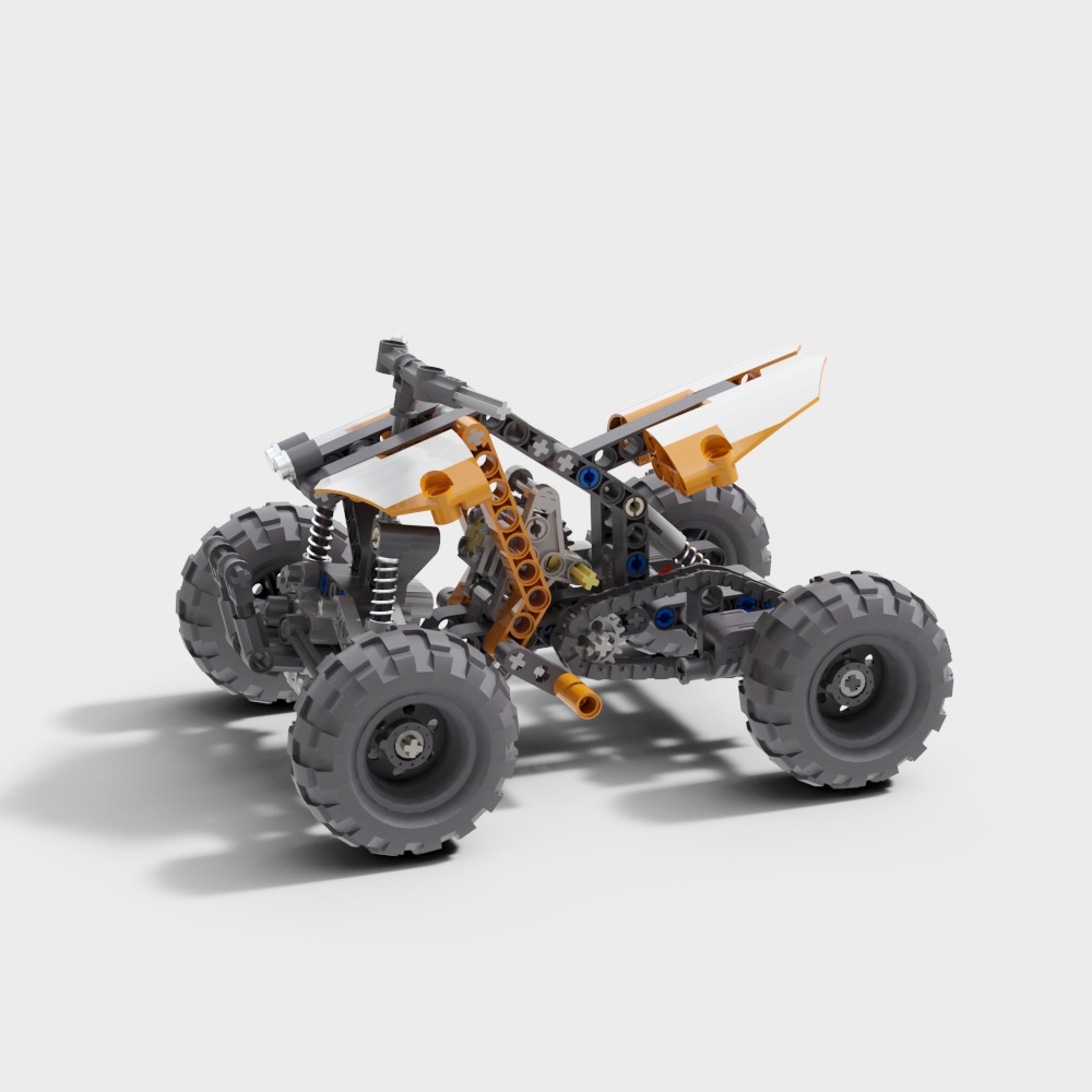 Rugged Racer 3D model