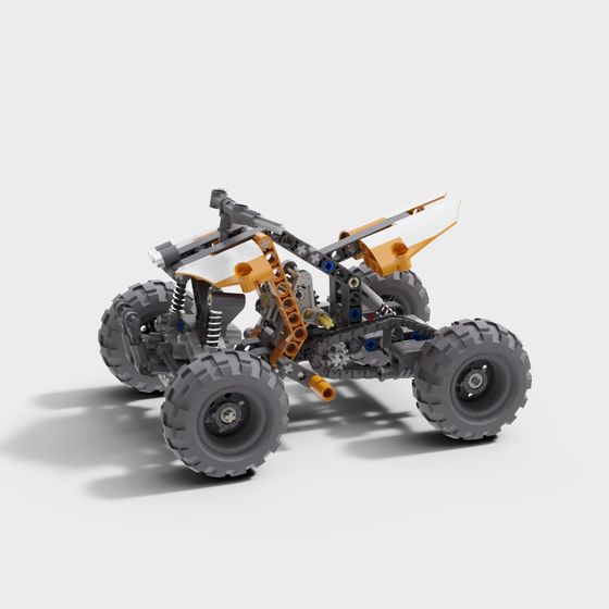 Rugged Racer 3D model