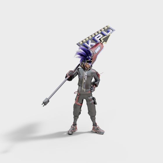 Krig the Explorer 3D model