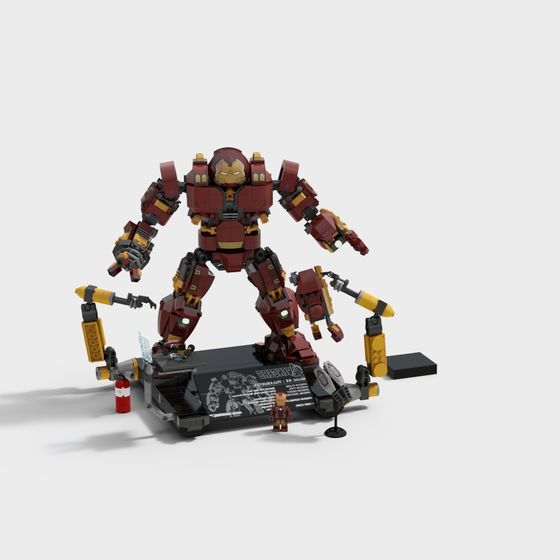Hulkbuster 3D model for Design and Development