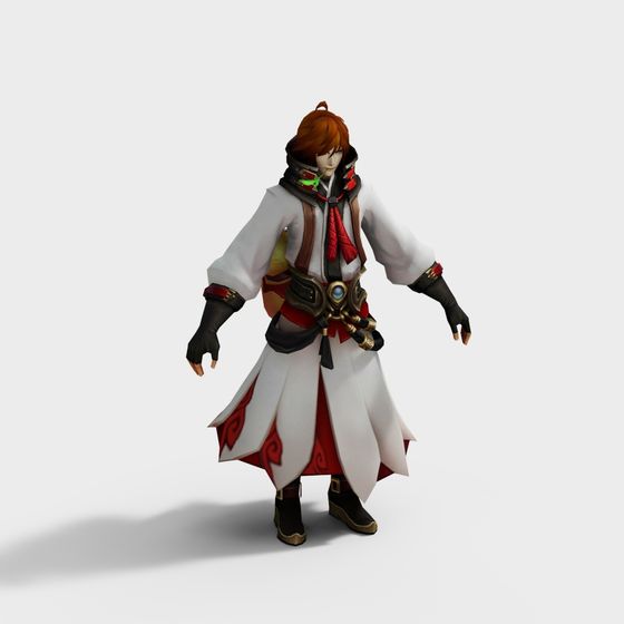 Explorer Character 3D Model – Low-Poly and High-Detail