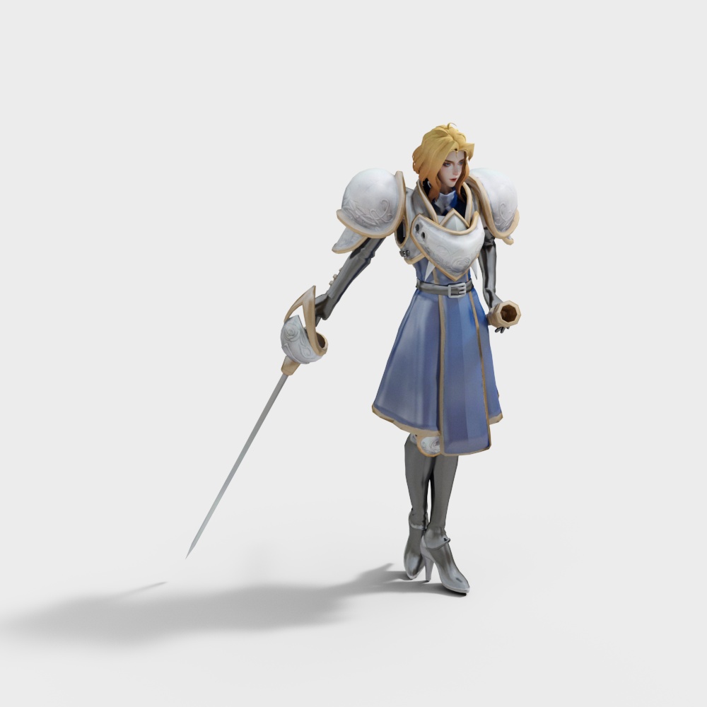 Light Knight 3D Model