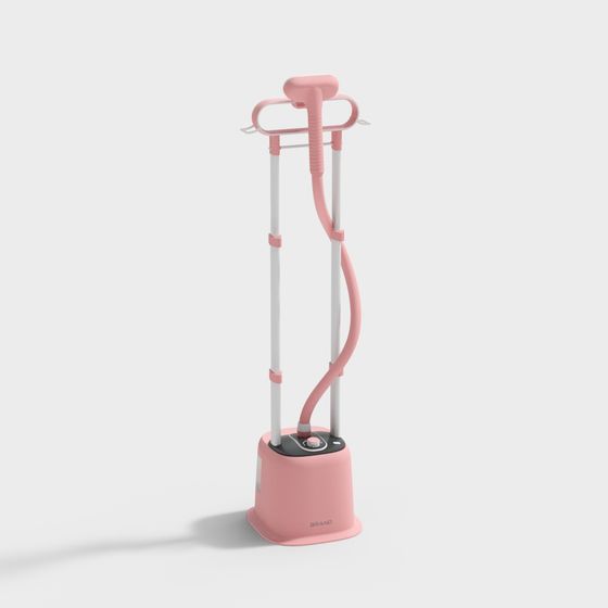 Charming Pink Garment Steamer 3D model for Home Design