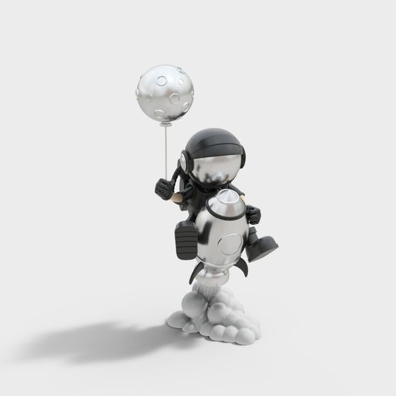 Tác phẩm điêu khắc phi hành gia hiện đại