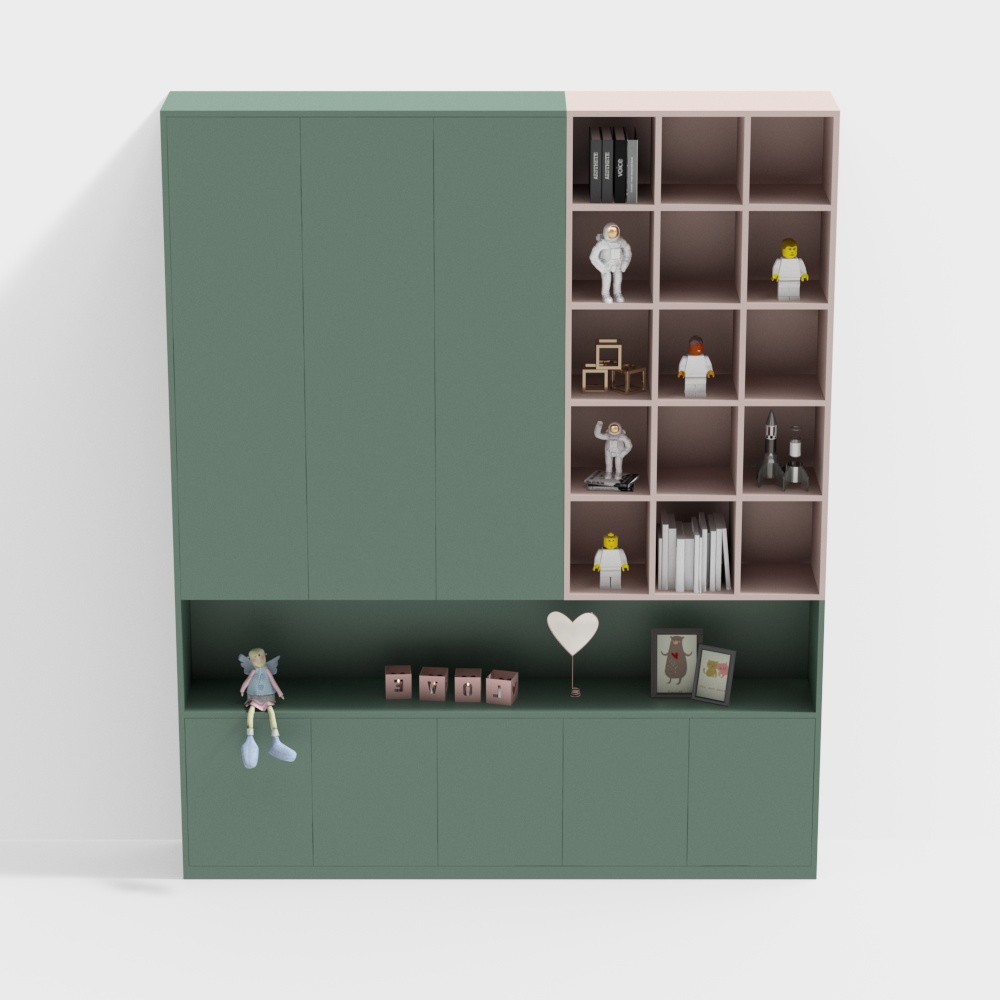 Modern decorative cabinet for children