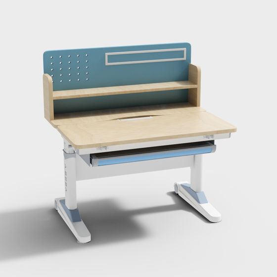 Flexible Learning Desk 3D model
