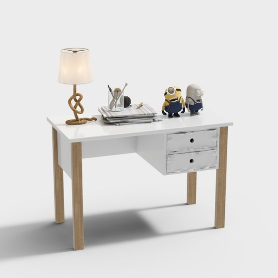 Minimalist Desk 3D model