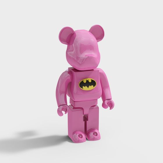 Pink Batman Bear 3D model