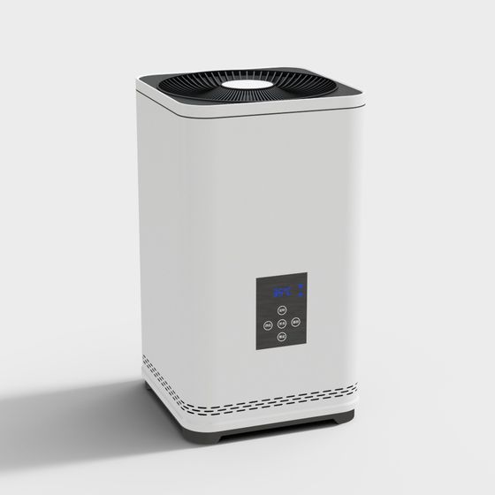 Sleek Air Purifier 3D Model for Modern Interiors