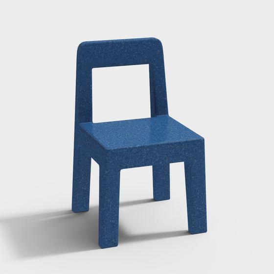 Playful Children's Chair 3D model