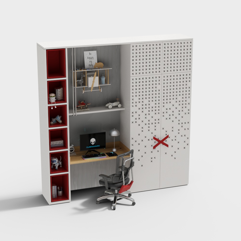 Children's desk and chair combination