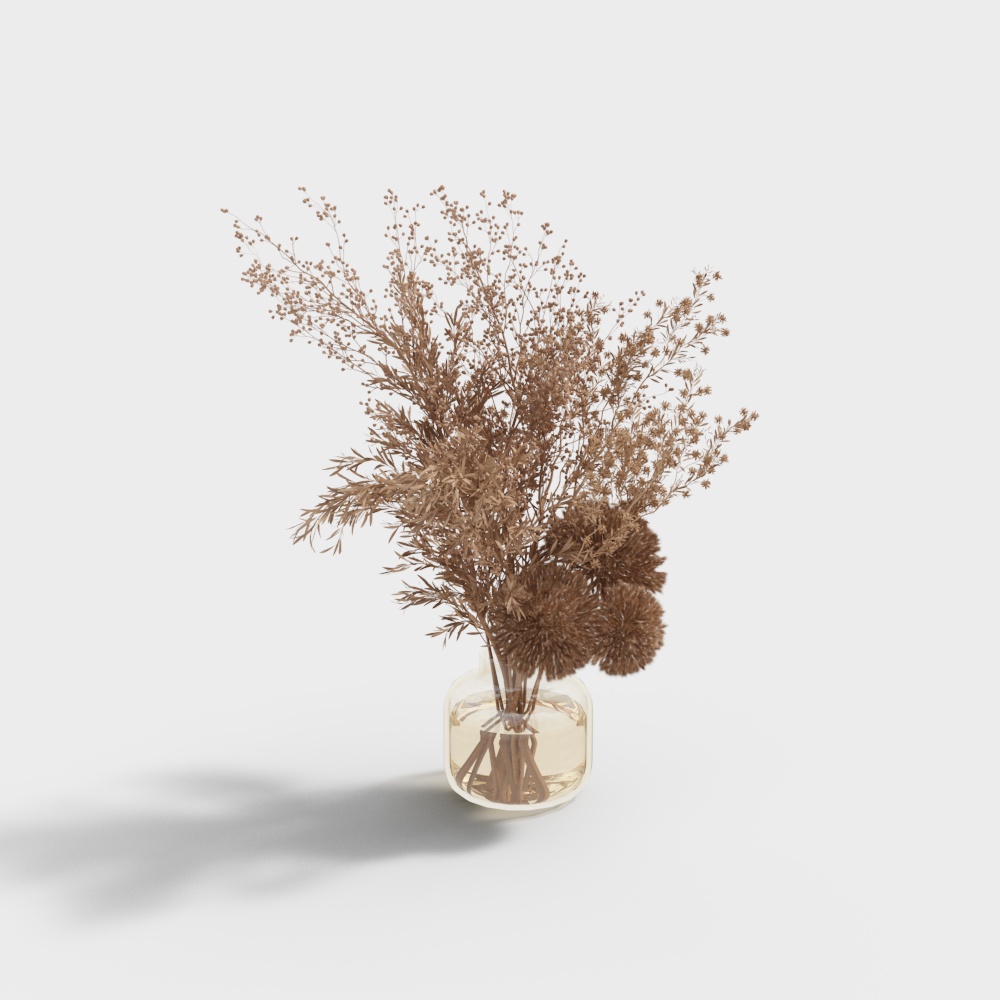 Современные украшения из сухих цветов