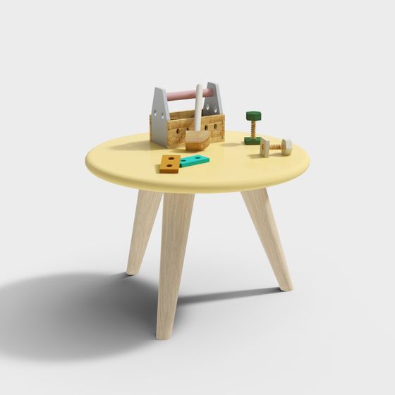 Charming Children's Workbench 3D model
