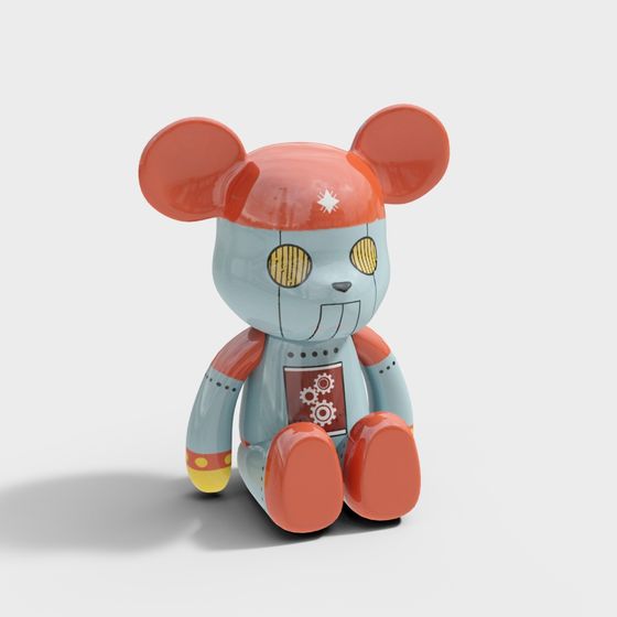 Futuristic Robot Mouse 3D model
